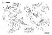 Bosch 3 603 BA4 100 Pho 2000 Portable Planer 230 V / Eu Spare Parts